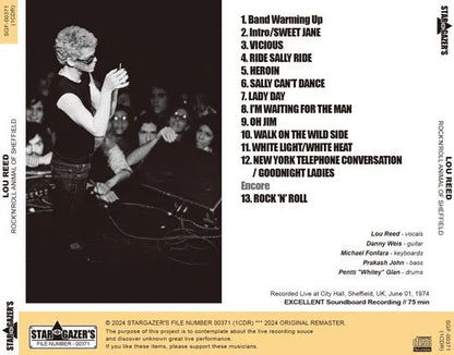LOU REED / ROCK'N'ROLL ANIMAL OF SHEFFIELD (1CDR)