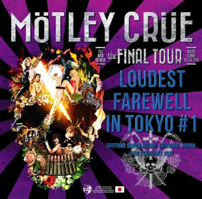 Motley Crue / Loudest Farewell in Tokyo #1 Live in Japan 2015 (2CDR)