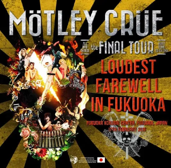 Motley Crue / Loudest Farewell in Fukuoka Live in Japan 2015 (2CDR)