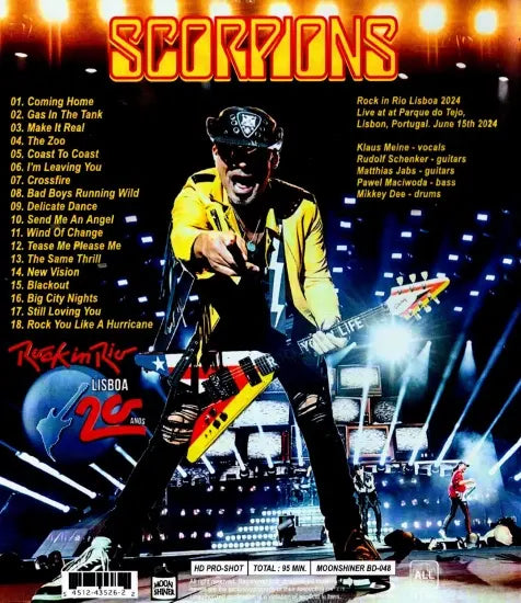 SCORPIONS / ROCK IN RIO LISBOA 2024 HD PRO-SHOT (1 HABITACIÓN)