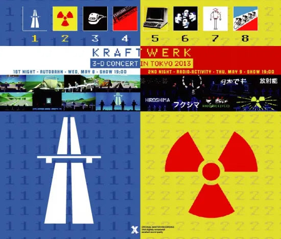 KRAFTWERK / 3D Concert In Tokyo 2013 1st & 2nd Night “AUTOBAHN” & “Radio-Activity” (4CDR)