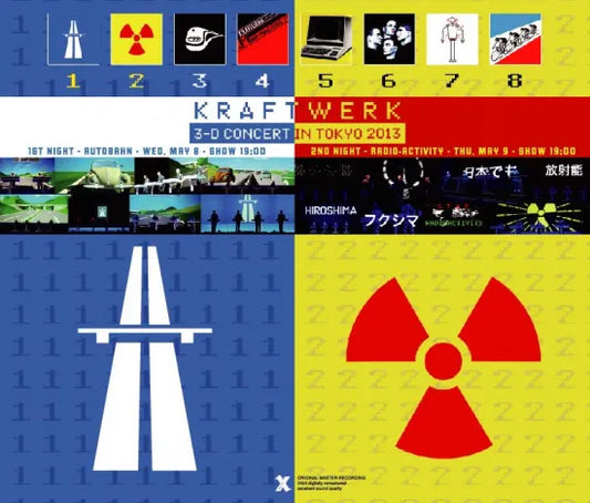 KRAFTWERK / 3D Concert In Tokyo 2013 1st & 2nd Night “AUTOBAHN” & “Radio-Activity” (4CDR)