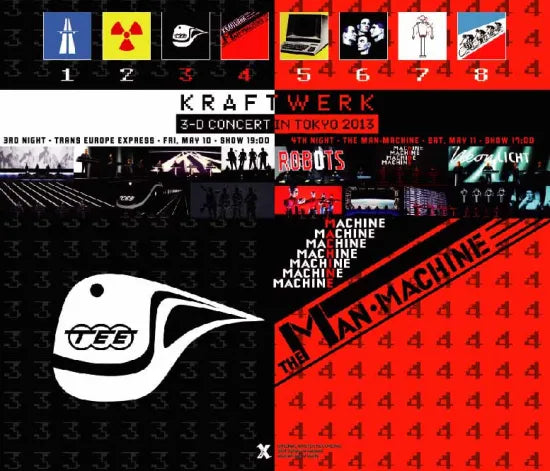 KRAFTWERK / 3D Concert In Tokyo 2013 “Trans-Europe Express”& “The Man Machine” (4CDR)
