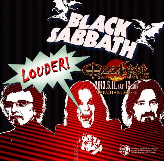 BLACK SABBATH / Louder! Ozzfest Japan 2013 (2CDR)