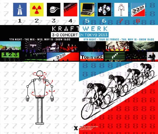 KRAFTWERK / 3D Concert In Tokyo 2013 “The Mix”& “Tour De France” (4CDR)