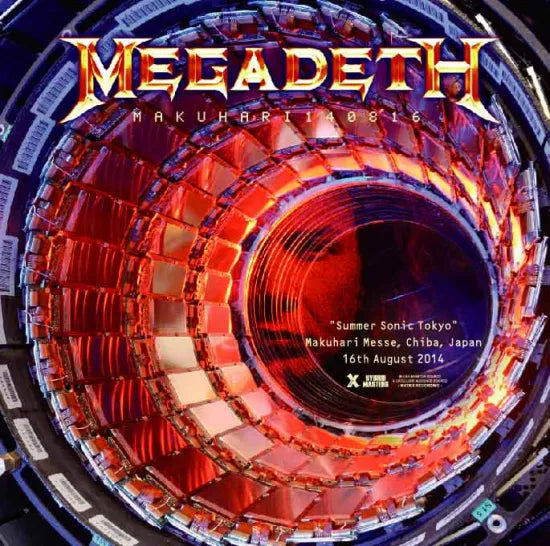MEGADETH / MAKUHARI140816 Summer Sonic Tokyo 2014 (1CDR)