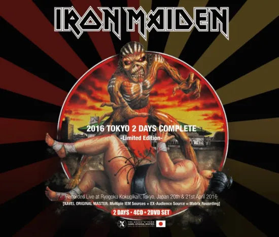 IRON MAIDEN / "2016 TOKYO 2DAYS COMPLETO" (4 CD + 2 DVD)