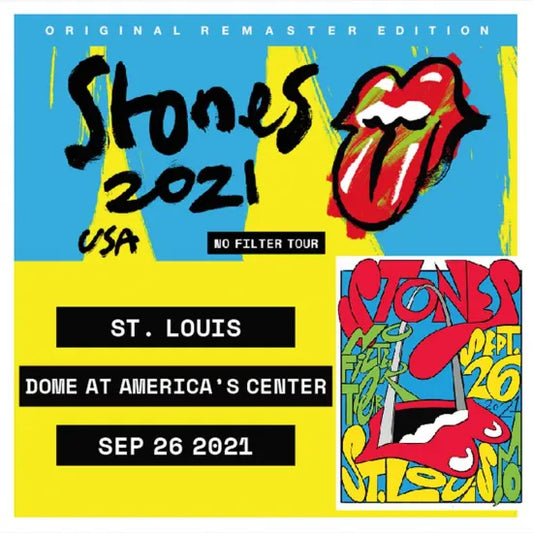 The Rolling Stones / 2021 USA No Filter Tour Live in St. Louis Original Remaster Edition (2CDR)