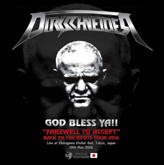 DIRKSCHNEIDER / God Bless Ya! Live in Tokyo 2016 (2CDR)