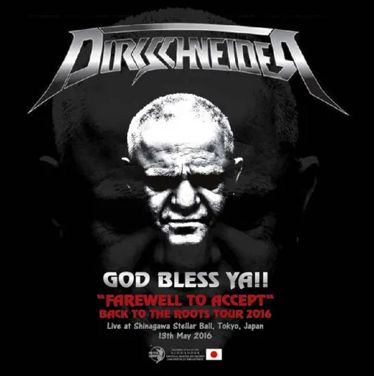 DIRKSCHNEIDER / God Bless Ya! Live in Tokyo 2016 (2CDR)