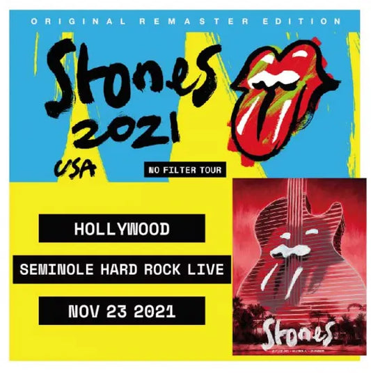 The Rolling Stones / 2021 USA No Filter Tour Live in Hollywood Original Remaster Edition (2CDR)