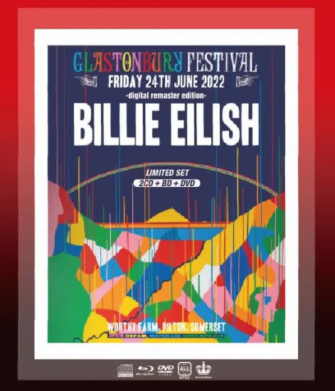 Billie Eilish / Glastonbury Festival 2022 Digital Remaster Edition Limited Set (2CDR+1BDR+1DVDR)