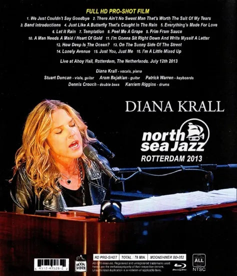 DIANA KRALL / Festival de Jazz del Mar del Norte 2013 HD PRO-SHOT (1BDR)