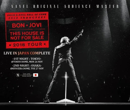 BON JOVI / LIVE IN JAPAN 2018 COMPLETO XAVEL ORIGINAL AUDIENCE MASTER (4CDR)