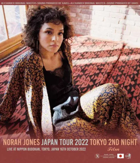 NORAH JONES / BUDOKAN 2022 2.ª NOCHE DE PELÍCULA XAVEL ORIGINAL AUDIENCE MASTER (1 HABITACIÓN + 1 DVD)