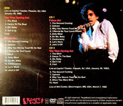 Prince & The Time / Capitol Theater 1982 PRO-SHOT (1DVDR+2CDR)