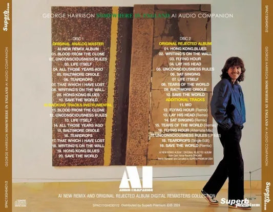 GEORGE HARRISON / SOMEWHERE IN ENGLAND AI - AUDIO COMPANION (2CD)