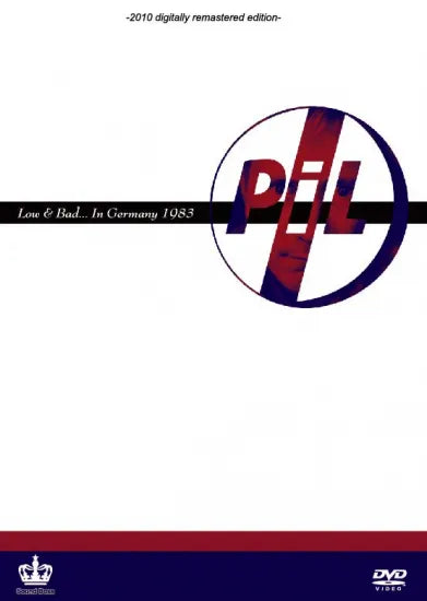 PUBLIC IMAGE LIMITED / Low & Bad… In Germany 1983 (1DVDR)