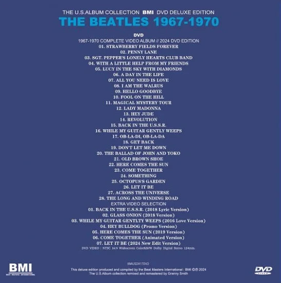 THE BEATLES / 1967-1970 THE U.S. ALBUM COLLECTION (2CD+1DVD)