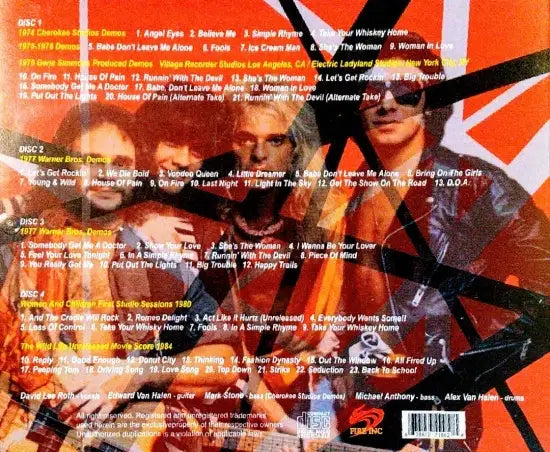 VAN HALEN / LA DEMOGRAFÍA COMPLETA 1974-1984 (4CDR)