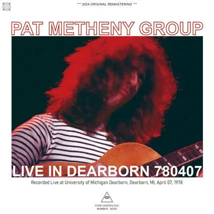 GRUPPO PAT METHENY / VIVENTE A DEARBORN 780407 (1CDR)