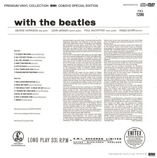 THE BEATLES / WITH THE BEATLES PREMIUM VINYL COLLECTION (1CD+1DVD)