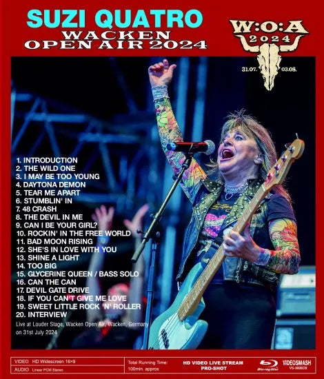 SUZI QUATRO / WACKEN OPEN AIR 2024 (1HAB)