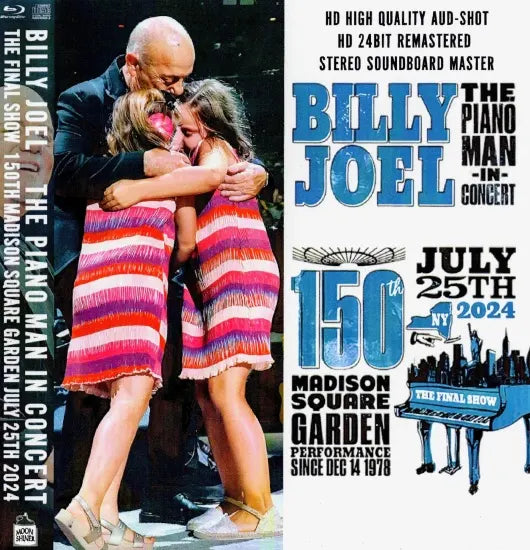 BILLY JOEL / THE FINAL SHOW 150.º MADISON SQUARE GARDEN 25 DE JULIO DE 2024 Placa de sonido estéreo Master (1 hab. + 2 cd. adicionales)