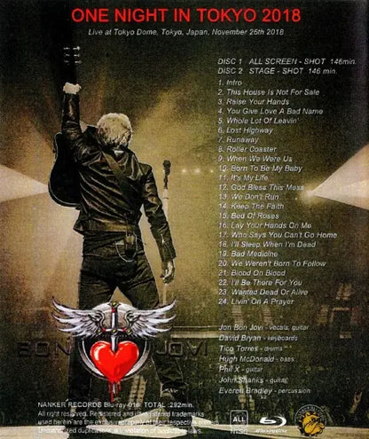 BON JOVI / ΟΝΕ NOCHE EN TOKIO 2018 (2BDR)