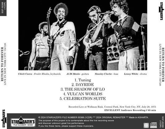 RITORNO PER SEMPRE / VIVERE A NEW YORK CITY 750728 (1CDR)