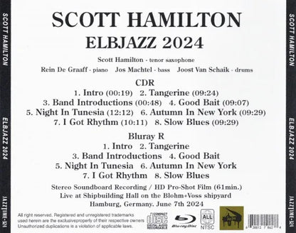 SCOTT HAMILTON / ELBJAZZ 2024 SONIDO ESTÉREO (1 CD)