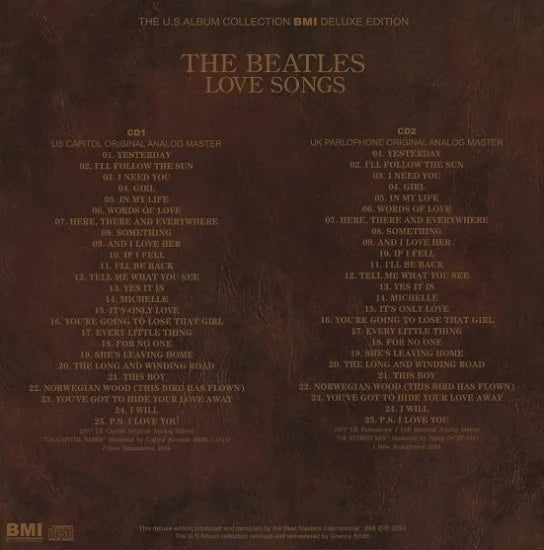 THE BEATLES / LOVE SONGS THE U.S.ALBUM COLLECTION (2CD+1DVD)