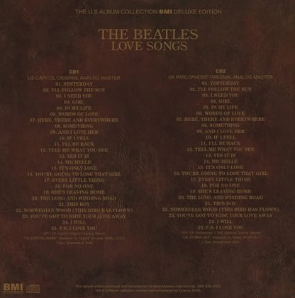 THE BEATLES / LOVE SONGS THE U.S.ALBUM COLLECTION (2CD+1DVD)
