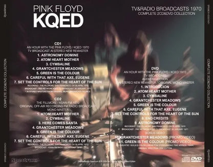 PINK FLOYD / KQED TV&amp;RADIO BROADCASTS 1970 (2CD+1DVD)