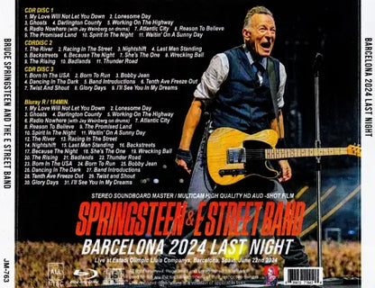 BRUCE SPRINGSTEEN &amp; THE E STREET BAND / BARCELONA 2024 ÚLTIMA NOCHE ESTÉREO SBD (3CDR+1BDR)