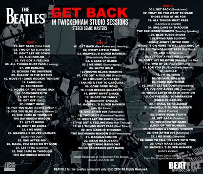 THE BEATLES / GET BACK IN TWICKENAM STUDIO SESSIONS (3CDR)