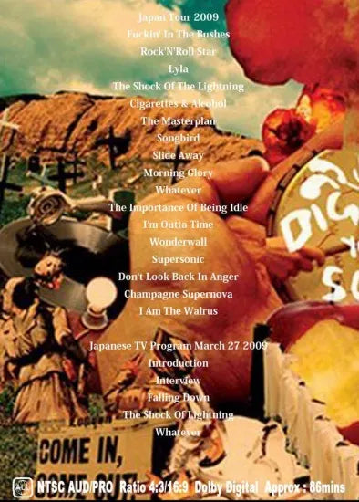 OASIS / Japan Lightning (1DVDR)