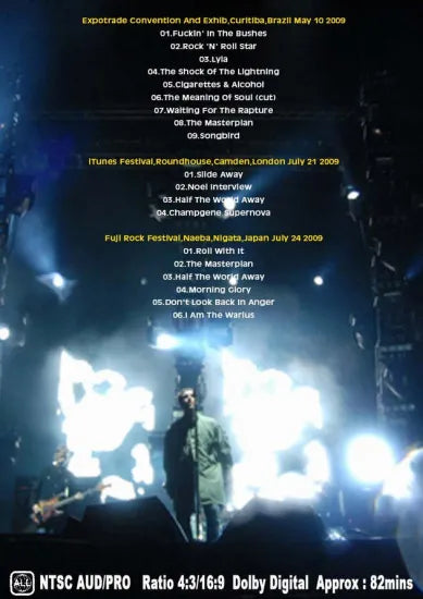 OASIS / From Curitiba To Naeba (1DVDR)