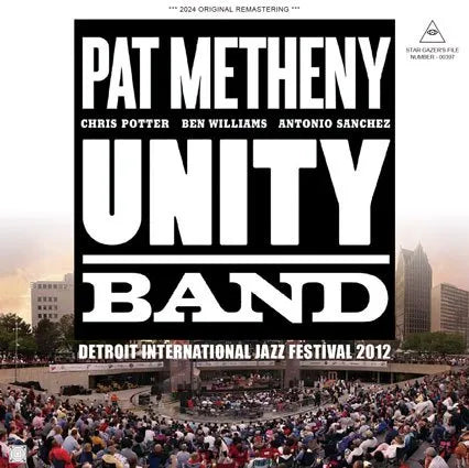 PAT METHENY UNITY BAND / FESTIVAL INTERNACIONAL DE JAZZ DE DETROIT 2012 (1CDR)