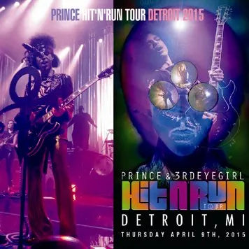 PRINCE / HIT 'N' RUN TOUR DETROIT 2015 STEREO SOUNDBOARD (2CDR)