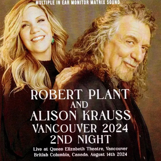 ROBERT PLANT &amp; ALISON KRAUSS / VANCOUVER 2024 2ND NIGHT Multi IEM Matrix Sound (2CDR)