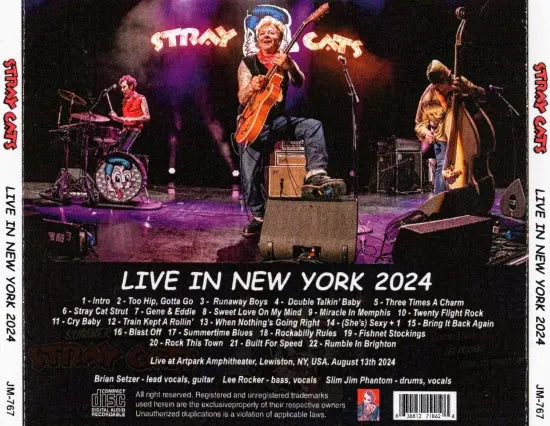 STRAY CATS / EN DIRECTO EN NUEVA YORK 2024 (1CDR)