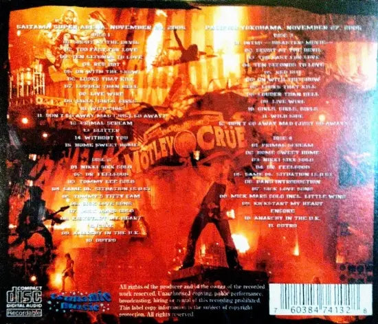 MOTLEY CRUE / Master Of Disaster (4CDR)