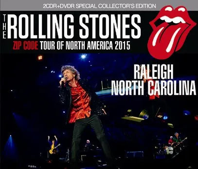 THE ROLLING STONES / ZIP CODE TOUR OF NORTH AMERICA 2015 RALEIGH NORTH CAROLINA (2CDR+1DVDR)