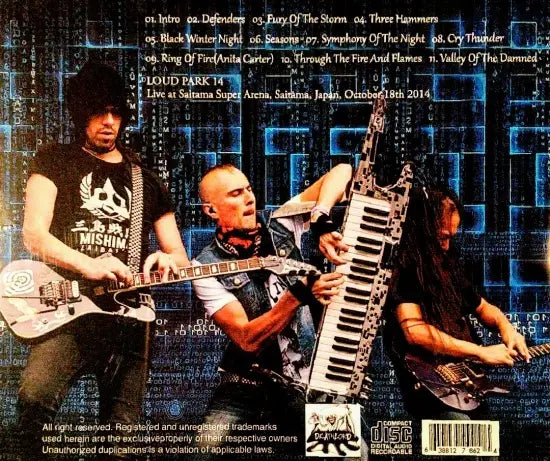 DRAGONFORCE / Live in Japan 2014 Loud park 14 (1CDR)