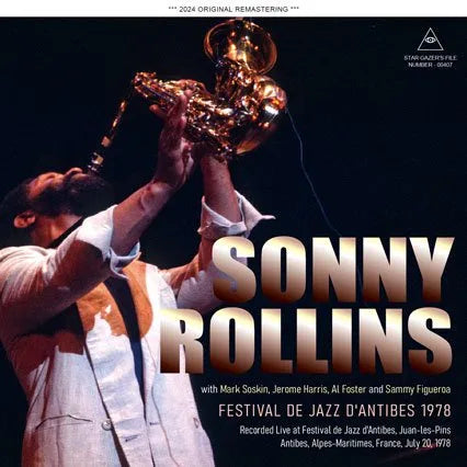 SONNY ROLLINS / FESTIVAL DE JAZZ D'ANTIBES 1978 (1CDR)