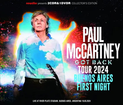 PAUL McCARTNEY / GOT BACK TOUR 2024 BUENOS AIRES PRIMA SERATA (2CDR+1DVDR)