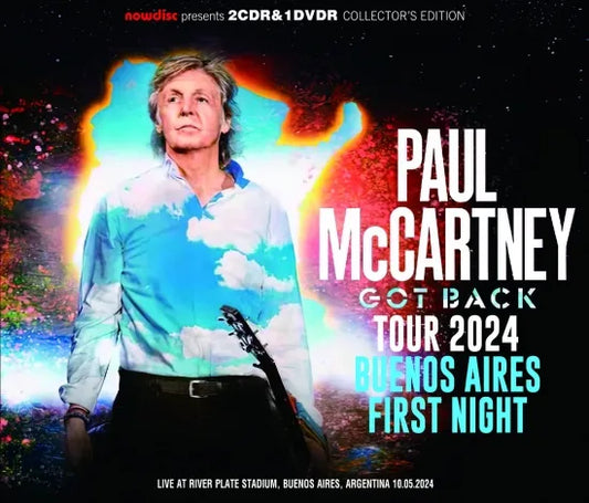 PAUL McCARTNEY / GOT BACK TOUR 2024 BUENOS AIRES PRIMA SERATA (2CDR+1DVDR)