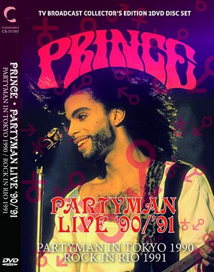 PRINCE / PARTYMAN LIVE ‘90/’91 PRO SHOT (2DVDR)