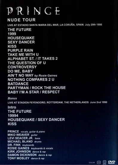 PRINCE / NUDE TOUR (1DVDR)